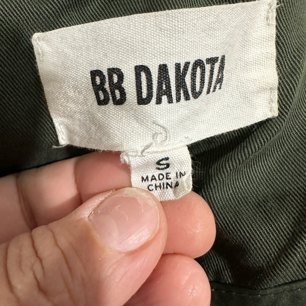 BB Military Embroidery Jacket Sz S - Picture 9 of 11